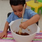 הכנת כדורי שוקולד הכנת כדורי שוקולד