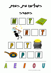 אותיות ניקוד קצרות